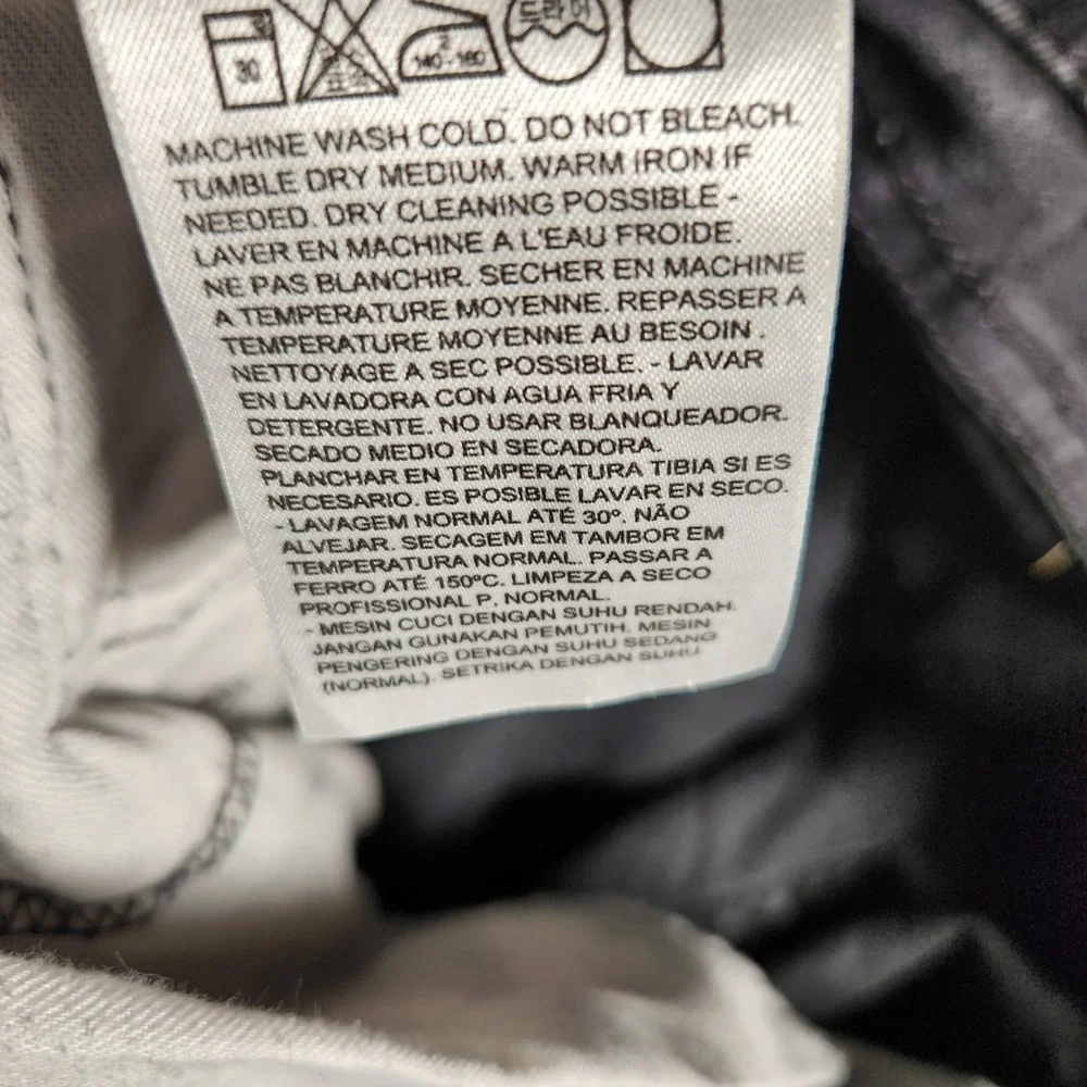 Levi's 505 Jeans Men's 30X30‎ (Tag 29X30) Black Y2K 90s Straight